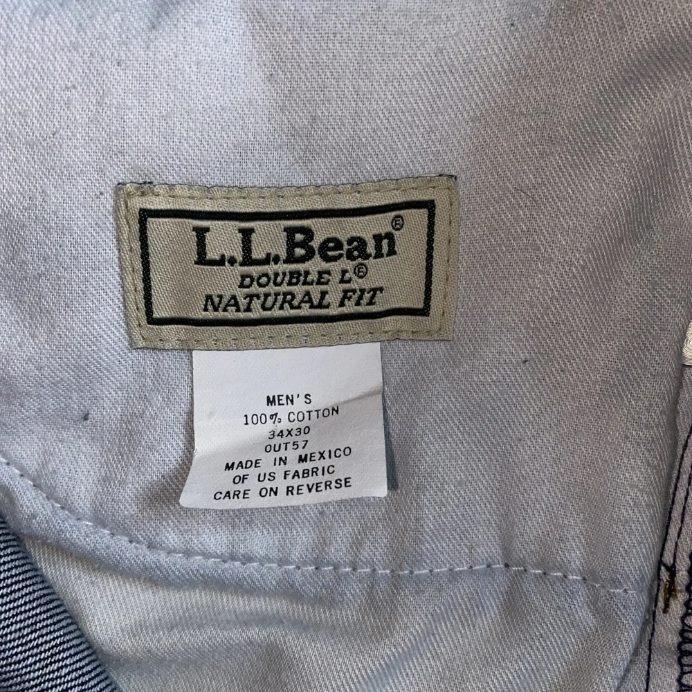 ll Bean LB7000 Made In Mexico Vintage Jeans Men's 34x30 Distressed Faded